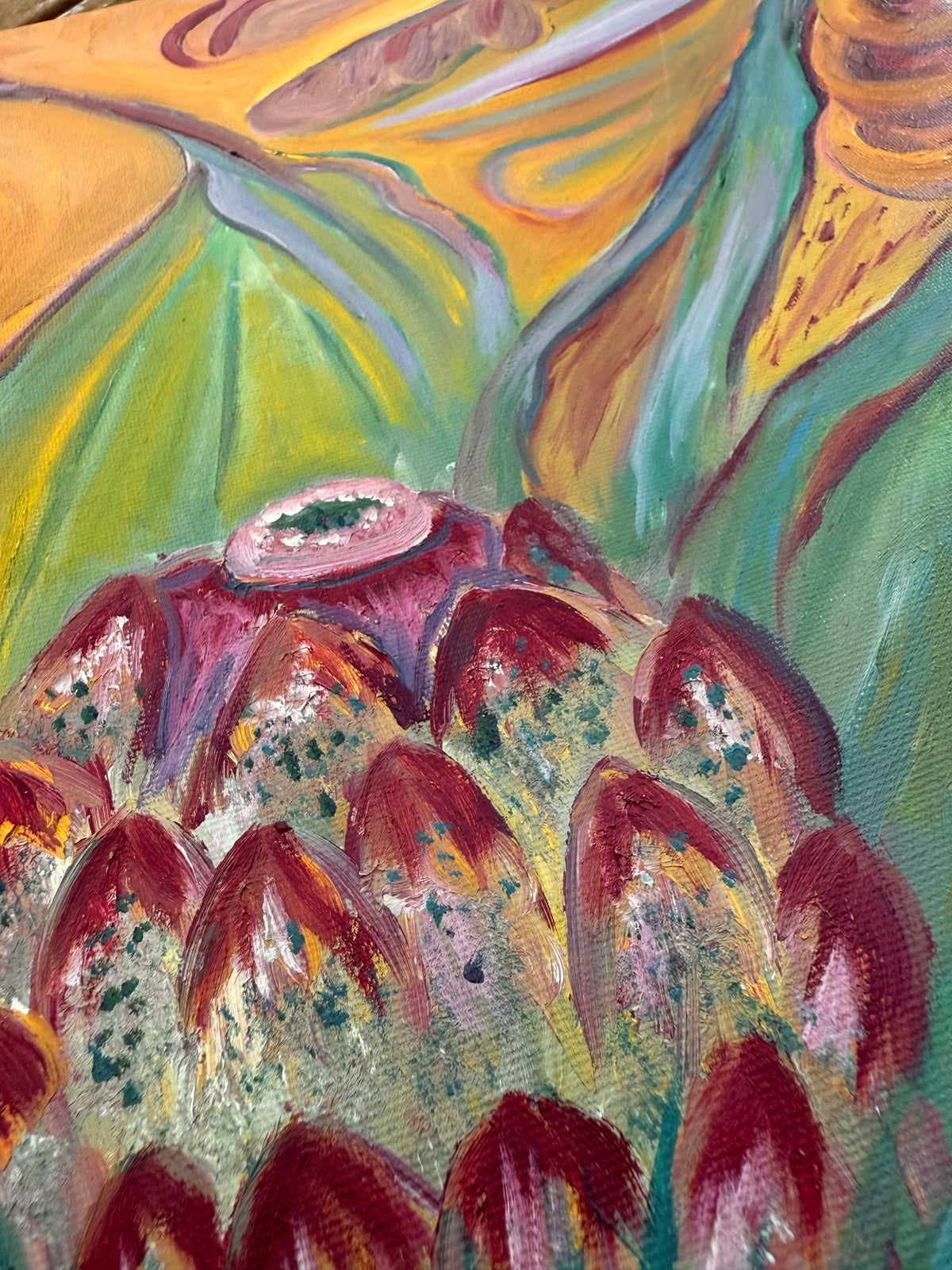 Pineapple Delight (oil painting)