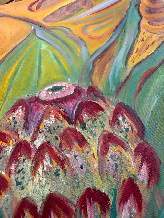 Pineapple Delight (oil painting)